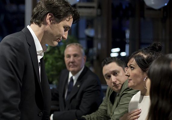 Justin Trudeau meets Zoe Dodd